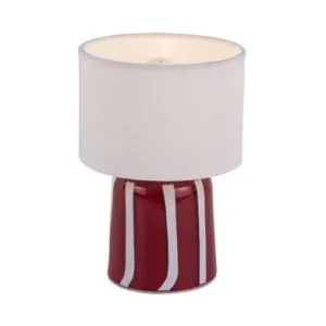 Leitmotiv Tafellamp Verano LED - Batterijfunctie - Oker Rood - 13,5x13,5x20cm Speciale Aanbieding