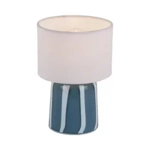 Leitmotiv Tafellamp Verano LED - Batterijfunctie - Jeans Blauw - 13,5x13,5x20cm Populair