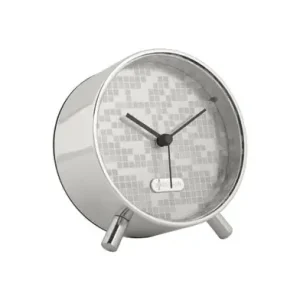 Actieprijs Karlsson Wekker Disco - Zilver - Ø11cm