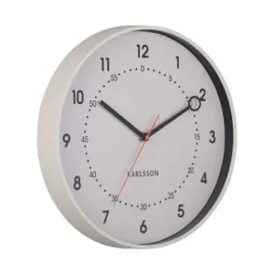 Bulkbestelling Karlsson Wandklok Fresco - Warm Grijs - Ø31,5