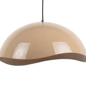 Nieuw Leitmotiv Hanglamp Waved - Emaille - Zacht Bruin - 50x50x23cm