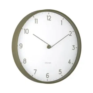 Actieprijs Karlsson Wandklok Sencillez - Leger Groen - Ø30cm