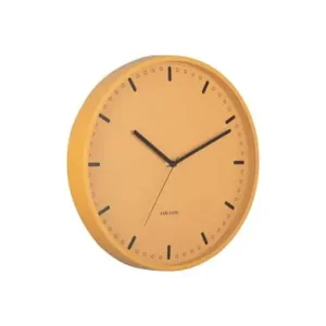 Nu Kopen Karlsson Wandklok Cool Retro - Mango Geel - Ø30cm