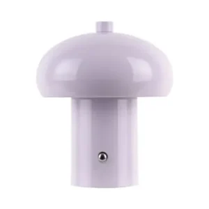 Leitmotiv Tafellamp Retro Seta LED - Oplaadbaar - Zacht Paars - 12,5x12,5x15cm Bulkbestelling