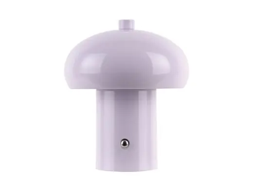 Leitmotiv Tafellamp Retro Seta LED - Oplaadbaar - Zacht Paars - 12,5x12,5x15cm Bulkbestelling