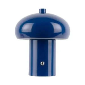 Populair Leitmotiv Tafellamp Retro Seta LED - Oplaadbaar - Kobalt Blauw - 12,5x12,5x15cm