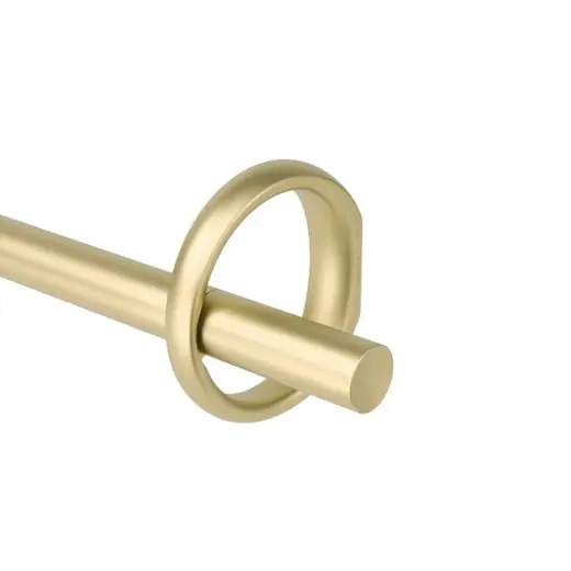 Goedkoop Umbra Gordijnroede Ringlet - Goud - Uitschuifbaar 107-305 cm - 2,5 cm
