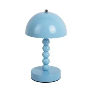 Authentiek Leitmotiv Tafellamp Bubbles LED - Oplaadbaar - Zacht Blauw - 16x16x27,5cm