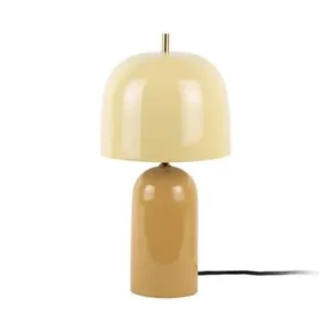 Merkproduct Leitmotiv Tafellamp Rico - Emaille - Honing Geel - Zacht Geel - 20x20x43cm