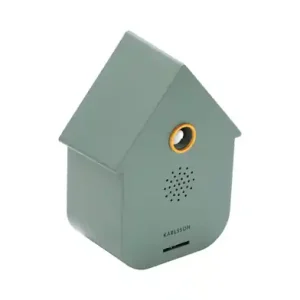 Express Levering Karlsson Bewegingssensor Modern Cuckoo - Sound Box - Met Vogelgeluiden - Jungle Groen - 7,5x5x11,5cm