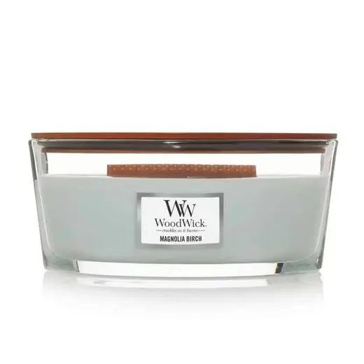 Korting Woodwick Geurkaars Ellipse - Magnolia Birch - 19x11,5x8,5cm