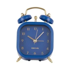 Speciale Aanbieding Karlsson Wekker Metallic Glam - Vierkant - Donker Blauw - 4x7x11cm