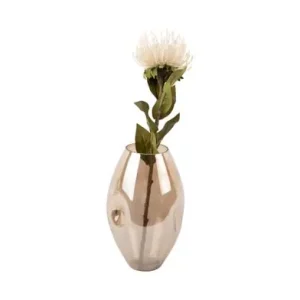 Weekendaanbieding Pt Vaas Luster - Organic - Glimmend Chocolade Bruin - 15x15x45cm