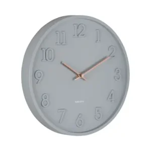 Op = Op Karlsson Wandklok Calma - Donker Grijs - Ø30cm