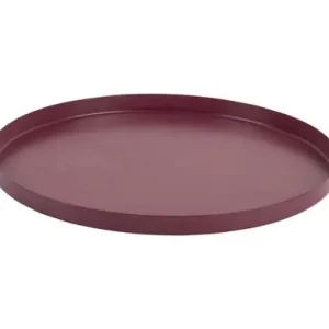Pt Dienblad Servir Round - Extra Small- Decoratieve Schaal - Donker Mauve Paars - Ø25x1,5cm Modern