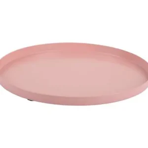 Express Levering Pt Dienblad Servir Round - Extra Small - Decoratieve Schaal - Zacht Roze - Ø25x1,5cm
