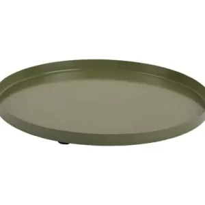 Pt Dienblad Servir Round - Extra Small - Decoratieve Schaal - Leger Groen - Ø25x1,5cm Gecertificeerd