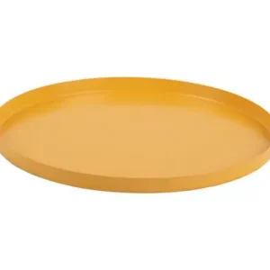 Pt Dienblad Servir Round - Extra Small - Decoratieve Schaal - Helder Geel - Ø25x1,5cm Laatste Versie