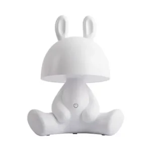 Leitmotiv Tafellamp Bunny LED - Konijn - Oplaadbaar - Mat Wit - 17x27cm Express Levering
