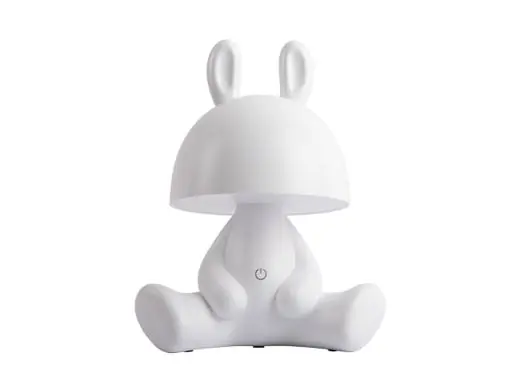 Leitmotiv Tafellamp Bunny LED - Konijn - Oplaadbaar - Mat Wit - 17x27cm Express Levering