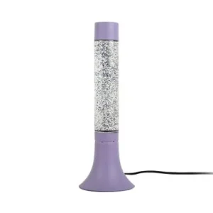 Leitmotiv Tafellamp Astro Glitter - Glitterlamp - Zacht Paars - 13x13x37,5cm Exclusief