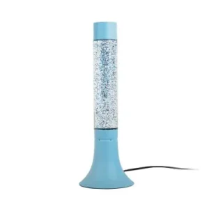 Merkproduct Leitmotiv Tafellamp Astro Glitter - Glitterlamp - Zacht Blauw - 13x13x37,5cm