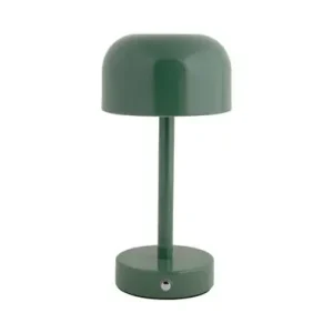 Leitmotiv Tafellamp James - LED - Oplaadbaar - Glimmend Jungle Groen - 12,5x12,5x24,5cm Garantie Inbegrepen