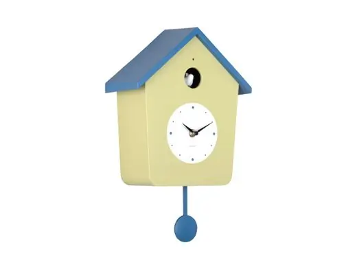 Beste Prijs Karlsson Koekoeksklok Cuckoo Light - Met Koekoeksgeluid - Tea Groen - Blauw - 23x10,5x26,4cm