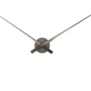 Direct Beschikbaar Karlsson Wandklok Little Big Time - Large - Metallic Donker Grijs - Ø90cm