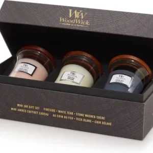 Woodwick Geurkaars Gift Set - Set Van 3 - Mini - Floral - 7x7x8cm Bestel Nu