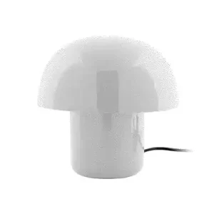 Leitmotiv Tafellamp Fat Mushroom - Mini - Emaille - Wit - 20x20x20cm Lage Kosten