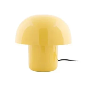 Leitmotiv Tafellamp Fat Mushroom - Mini - Emaille - Helder Geel - 20x20x20cm Meest Verkocht