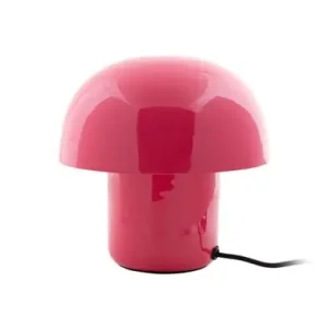 Nu Kopen Leitmotiv Tafellamp Fat Mushroom - Mini - Emaille - Helder Roze - 20x20x20cm