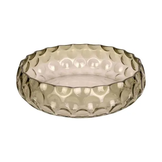 Aanbieding Pt Schaal Speckles - Glas - Large - Mos Groen - 26x26x7cm