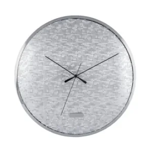 Plaats Bestelling Karlsson Wandklok Disco Dome - Zilver - Ø40cm