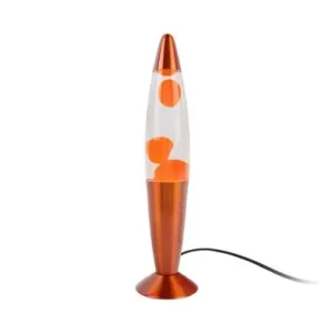 Leitmotiv Lavalamp Funky Rocket - Tafellamp - Oranje - Ø9x35cm Beperkte Voorraad