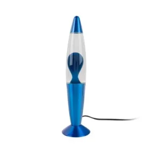 Leitmotiv Lavalamp Funky Rocket - Tafellamp - Blauw - Ø9x35cm Nieuwe Collectie