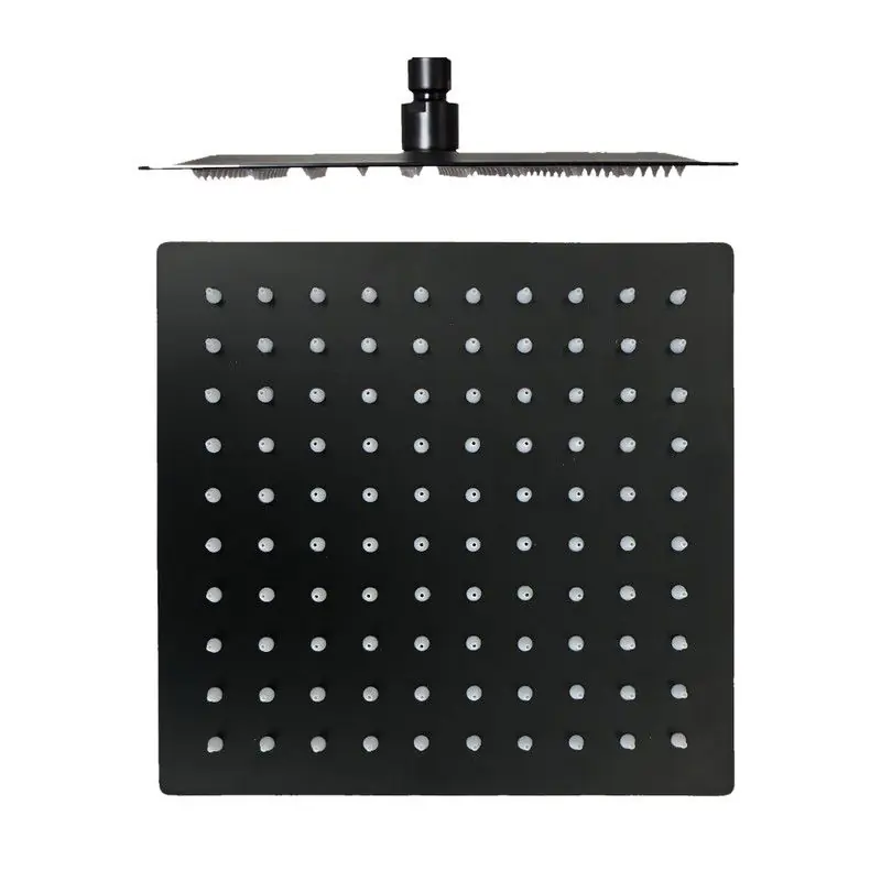 Lage Prijs Hoofddouche Slim 20x20cm mat zwart