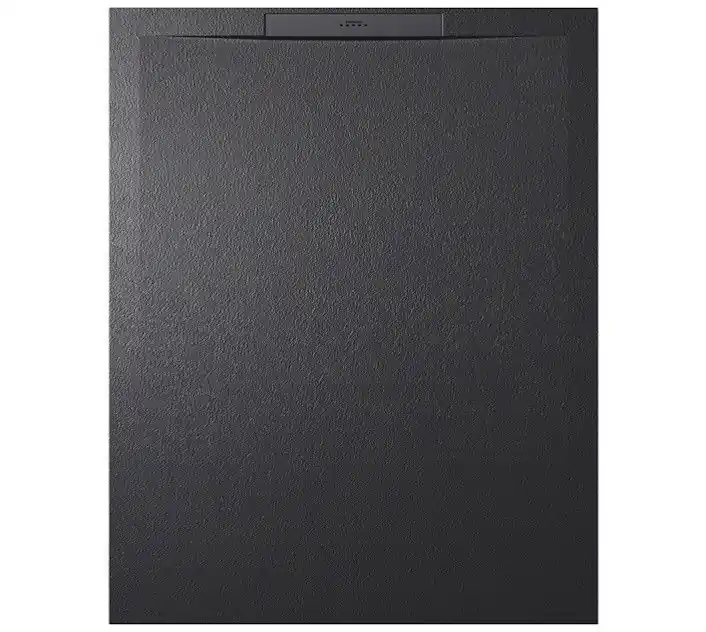 Origineel Composiet douchebak West ECO 100x120 cm Granito Zwart RAL9005