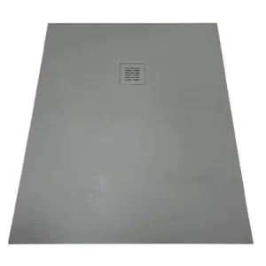 Bestel Nu Composiet douchebak Solid 101x121 Leisteen Betongrijs Ral7004