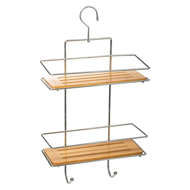 Limited Edition Zeephouder - bruin - bamboe - 14x14x12 cm - met zuignap - zeepbakje - Douche- en badrekjes