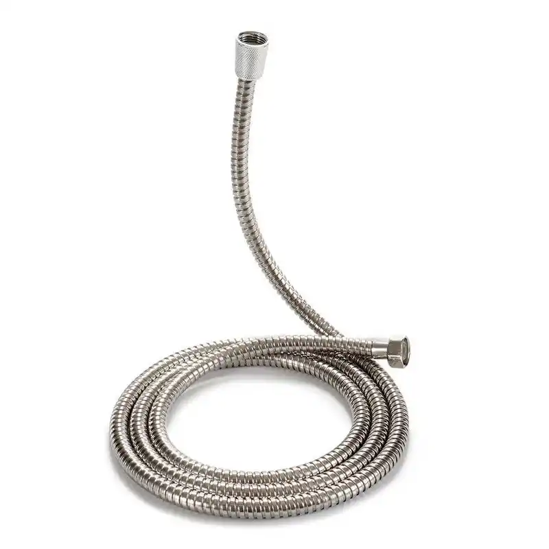 Berilo doucheslang van metaal - 150 cm - universele aansluiting - badkameraccessoires - zilver - Doucheslangen Express Levering