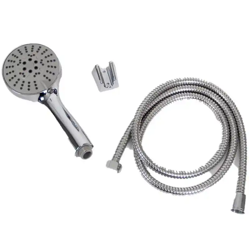 Basic douchekop met 5-straal functies - met doucheslang van 1.5 cm - zilver - Douchekoppen Must-Have