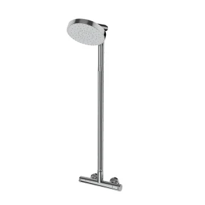 Regendoucheset Aura met handdouche en thermostaatkraan chroom Merkproduct