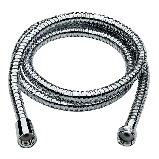Nieuwe Collectie Dubbel gewikkelde metalen doucheslang chroom 150 cm
