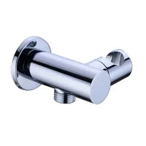 Kantelbare handdouchehouder Cilindro met waterinlaat en muuraansluiting chroom Premium