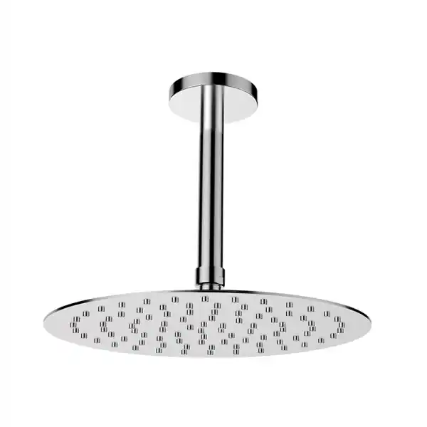 Korting Hoofddouche ?25cm gepolijst RVS inclusief plafondaansluiting
