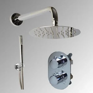 Beste Prijs Inbouw regendoucheset Saturnus chroom