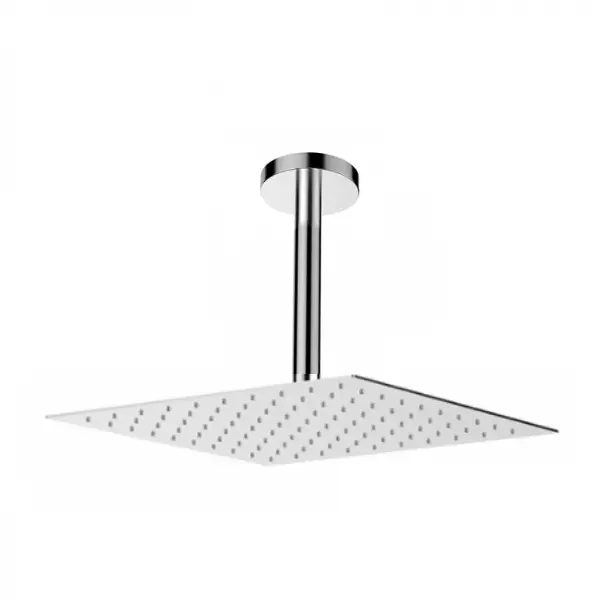 Bestel Nu Hoofddouche 30x30cm gepolijst RVS inclusief plafondaansluiting