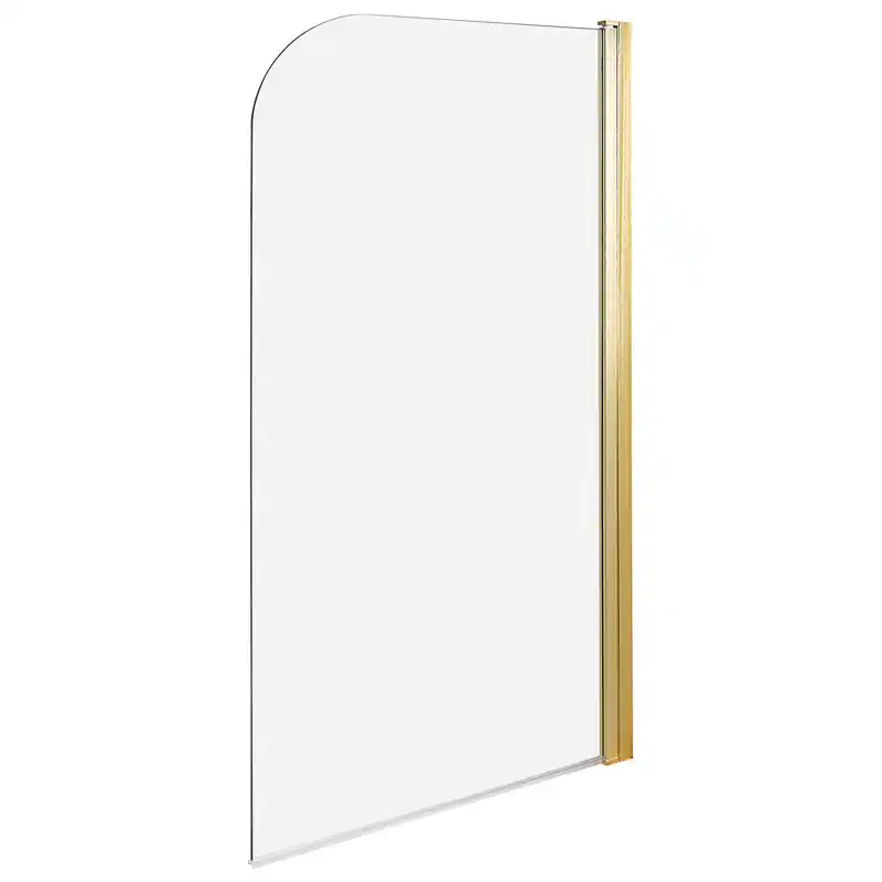 Actieprijs LAPAN - Douchescherm - Goud - 140 x 80 cm - Veiligheidsglas